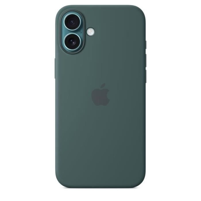 Apple Funda iPhone 16 Plus Silicona con MagSafe - Lake Green