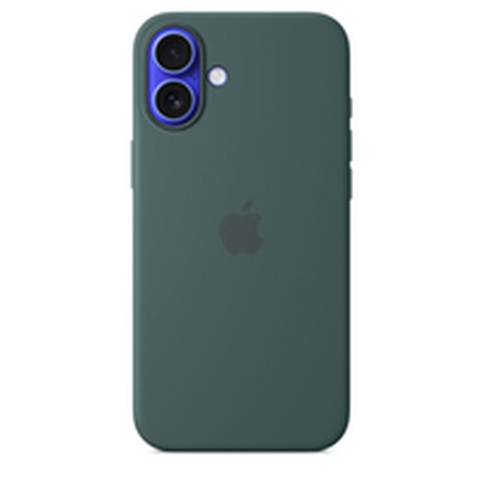 Apple Funda iPhone 16 Plus Silicona con MagSafe - Lake Green