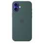 Apple Funda iPhone 16 Plus Silicona con MagSafe - Lake Green