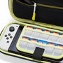 PowerA NSCS0269-01 Funda Protectora Rígida para Nintendo Switch, Switch Lite y OLED, Multicolor Amarillo, con Cremallera y 10 Ranuras para Tarjetas