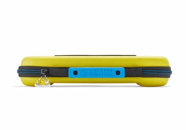 PowerA NSCS0269-01 Funda Protectora Rígida para Nintendo Switch, Switch Lite y OLED, Multicolor Amarillo, con Cremallera y 10 Ranuras para Tarjetas