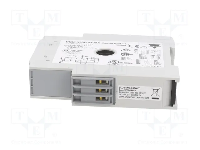 CARLO GAVAZZI DIB01CM24100A Relé de monitorización de corriente AC 24VDC