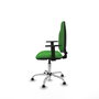 PIQUERAS Y CRESPO Silla de oficina Algarra Verde con Base Cromada