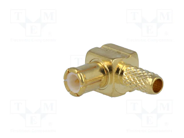 4CARMEDIA Conector de antena MCX-B angular para cable RG174