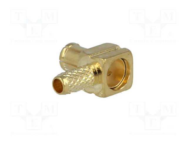 4CARMEDIA Conector de antena MCX-B angular para cable RG174