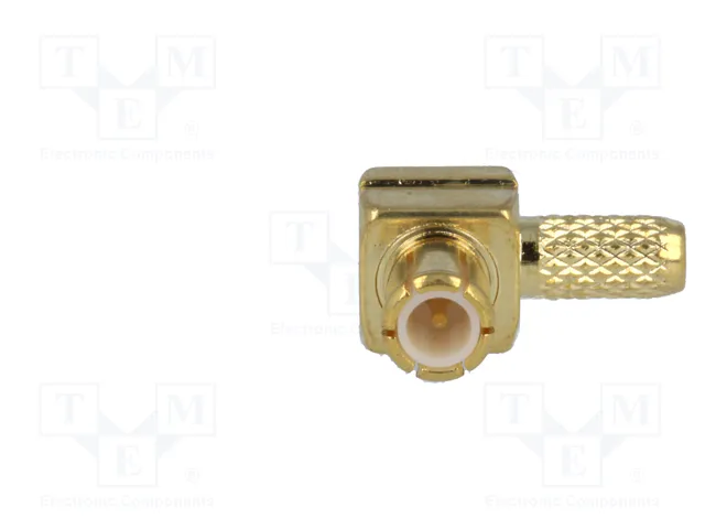 4CARMEDIA Conector de antena MCX-B angular para cable RG174
