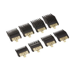 Babyliss Protectores Premium para Cortapelos FX8700E/FX825E, Tamaños 0.5-6 mm, Nylon Reforzado, Juego de 8 Piezas