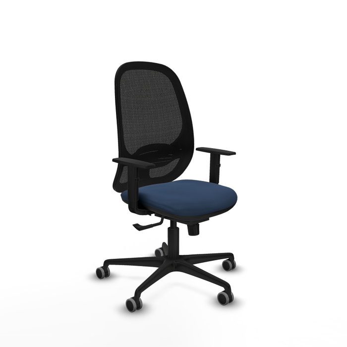PIQUERAS Y CRESPO Silla de oficina Cilanco con mecanismo Sincro, Azul marino y Negro PIQUERAS Y CRESPO Silla de oficina Cilanco con mecanismo Sincro, Azul marino y Negro