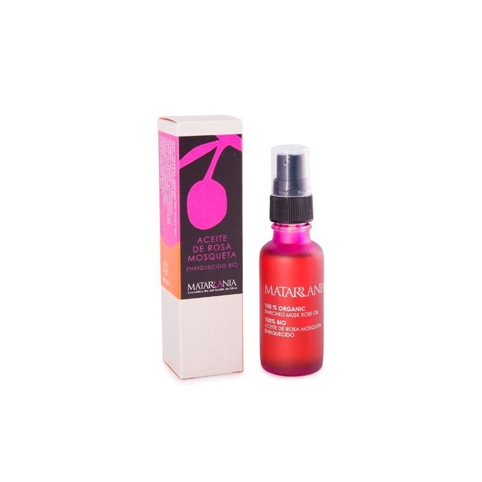 Matarrania Aceite de Rosa Mosqueta 100% BIO Enriquecido Tratamiento Facial Hidratante 30 ml