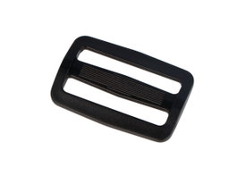 Innspiro Hebilla Corredera Rectangular de Plástico Negro 50 mm (5 unidades)