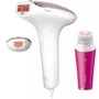 Philips Depiladora IPL Lumea Serie 7000 BRI924/00 - Tratamientos cada 2 semanas, 5 niveles intensidad, sensor tono piel, incluye accesorios cuerpo y cara