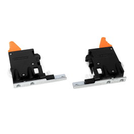 SALICE Enganches Clip Regulable Para Guía Progressa+ (1 Derecha + 1 Izquierda) Para Montaje Estándar