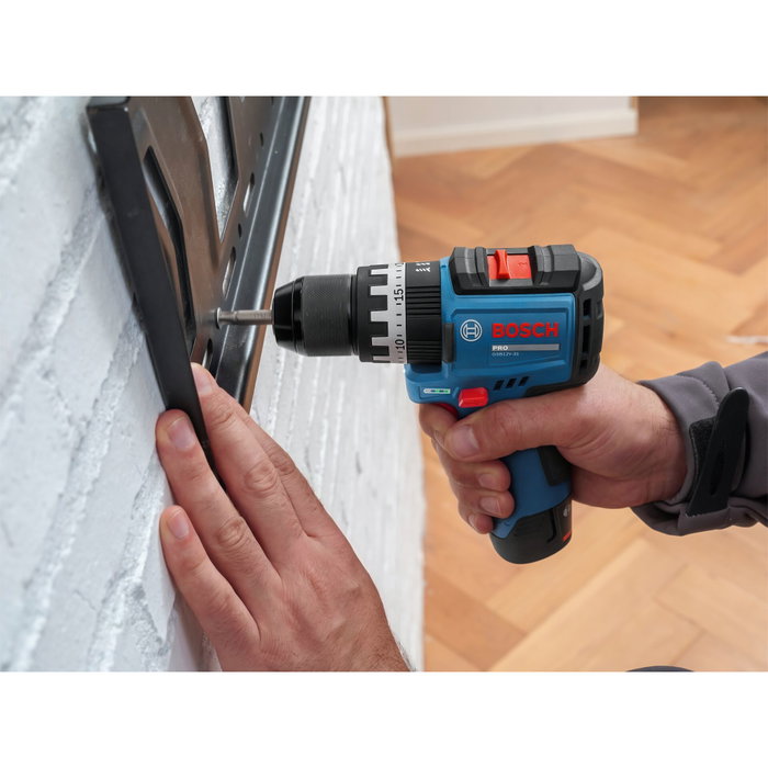 Bosch GSB12V-31 Professional Atornillador de Percusión Inalámbrico con L-BOXX 102