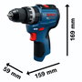 Bosch GSB12V-31 Professional Atornillador de Percusión Inalámbrico con L-BOXX 102