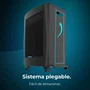 CECOTEC ReadyWarm 4200 BlueFlame Foldable Estufa de gas Negro