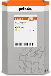 Prindo Cartucho de tinta amarillo PRIET00P4 Classic 65ml