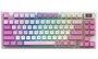MSI Forge GK600 TKL W Violet ES Teclado Gaming USB Tipo C Español Rosa Blanco
