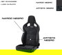Recaro Asiento RC414002351 Cross Sportster CS Artista, Tejido Negro-Nardo, Lado Copiloto, Versión Abatible, Homologación ABE/TÜV
