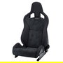 Recaro Asiento RC414002351 Cross Sportster CS Artista, Tejido Negro-Nardo, Lado Copiloto, Versión Abatible, Homologación ABE/TÜV