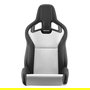 Recaro Asiento RC414002351 Cross Sportster CS Artista, Tejido Negro-Nardo, Lado Copiloto, Versión Abatible, Homologación ABE/TÜV