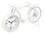 Giftdecor Reloj de Forja con Diseño de Bicicleta Blanco 20 cm Metal (Set de 4)