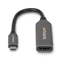 StarTech Adaptador USB-C a HDMI 112B-USBC-HDMI21, 8K 60Hz/4K 144Hz, HDMI 2.1, HDR10+, HDCP 2.3, Audio 7.1, Cable 20 cm, Compatible con Apple M1/M2/M3/M4, Plug & Play