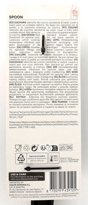 Masterchef Cuchara Pbt 35 cm (24 Unidades)