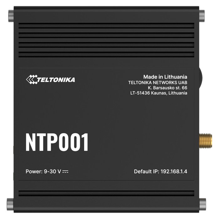Teltonika NTP001 Servidor NTP con Puertos RS232 y RS485, Montaje en Pared Teltonika NTP001 Servidor NTP con Puertos RS232 y RS485, Montaje en Pared
