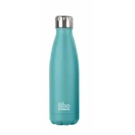 IRISANA Termo Acero Inoxidable 750 ml + Funda Neopreno Turquesa Bbo7.750, Mantiene Calor 12h/Frío 24h, Libre BPA