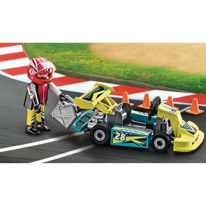 Playmobil 9322 Maleta de Piloto de Karting - Accesorios para Niños