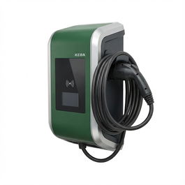 KEBA KeContact P30 c-series Tipo 2 (Type 2) 22kW RFID MID Cable 6m - Edición Verde | EN