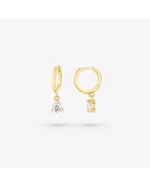 Radiant Pendientes Huggies Gold BASICS Dorado