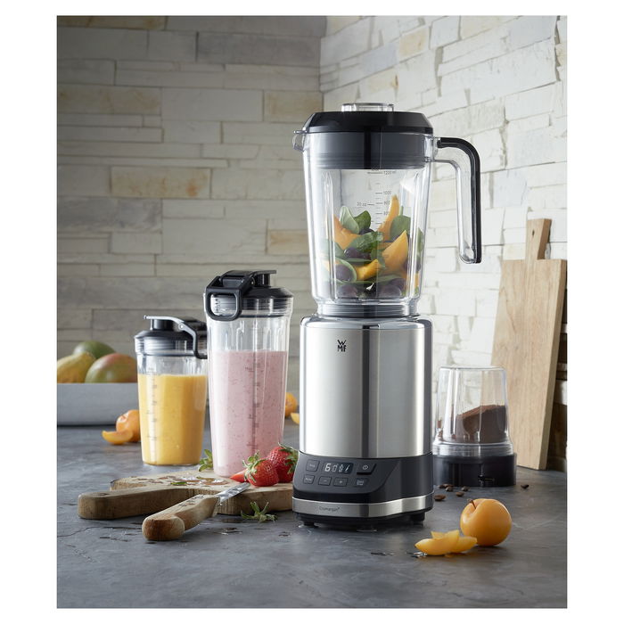 WMF 416530011 Batidora de vaso Kult Pro, 1200W, 1.2L, Acero Inoxidable, 30.000 RPM