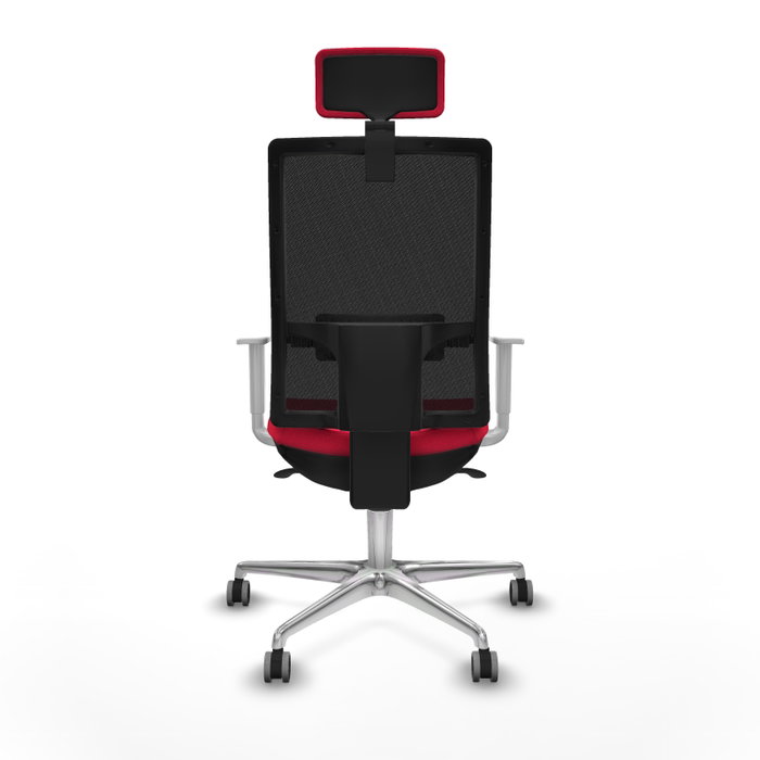 PIQUERAS Y CRESPO Silla de oficina Horna con Mecanismo Sincro, Rojo y Negro PIQUERAS Y CRESPO Silla de oficina Horna con Mecanismo Sincro, Rojo y Negro