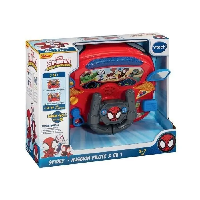Vtech SPIDEY MISIÓN PILOTO 2 EN 1 Multicolor Idioma Francés VTE3417765806056