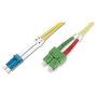 Digitus Cable de fibra óptica monomodo SC (APC) a LC (PC) 3m