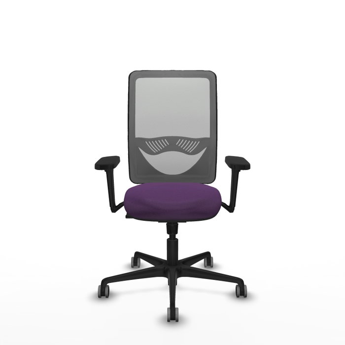 PIQUERAS Y CRESPO Silla de oficina Zulema con mecanismo Sincro, Morado y Gris PIQUERAS Y CRESPO Silla de oficina Zulema con mecanismo Sincro, Morado y Gris