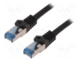 LOGILINK Patch Cord Cat 6a S/FTP 20m Negro
