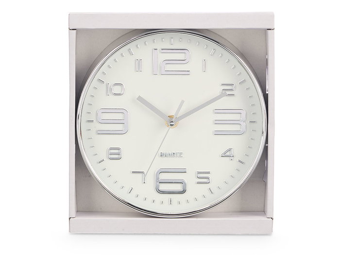 Reloj Redondo Giftdecor 20 cm con Números Grandes Surtidos (Set de 12)
