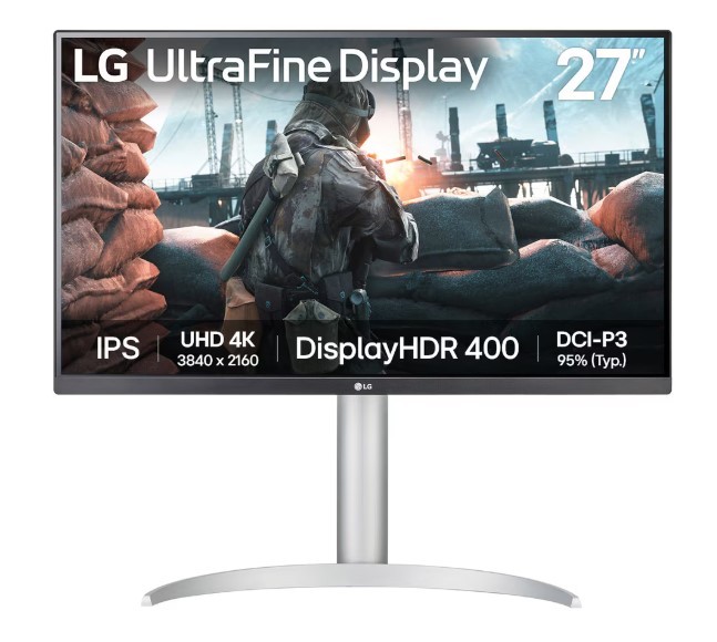 LG 27UP650K-W Monitor 27 pulgadas 4K IPS Blanco