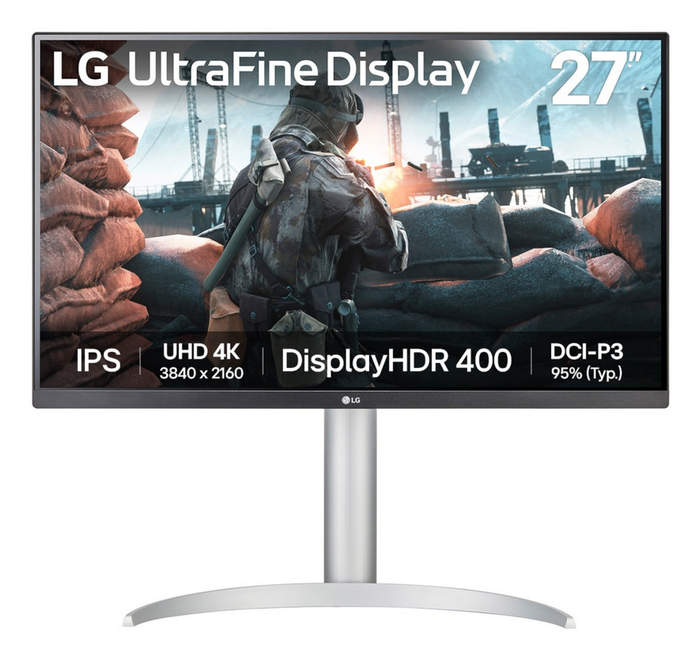 LG 27UP650K-W Monitor 27 pulgadas 4K IPS Blanco