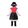 My Other Me Disfraz Pirata Gorro, Vestido con Corpiño, Chaleco, Cinturón y Cubrebotas Talla 3-4 Años