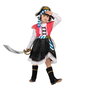 My Other Me Disfraz Pirata Gorro, Vestido con Corpiño, Chaleco, Cinturón y Cubrebotas Talla 3-4 Años