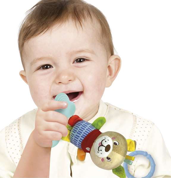 Clementoni Sonajero Peluche Dulce Perrito 18x25x6 cm