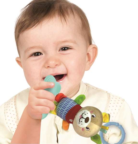 Clementoni Sonajero Peluche Dulce Perrito 18x25x6 cm