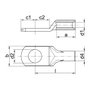 Klauke Rohrkabelschuh 10qmm M6 Nickel