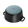Staub La Cocotte Olla Redonda 20cm Hierro Fundido Negra