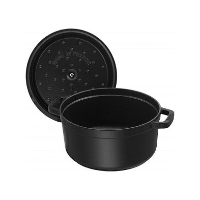 Staub La Cocotte Olla Redonda 20cm Hierro Fundido Negra