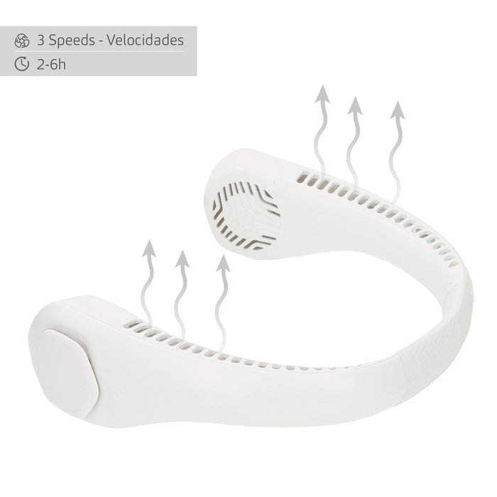 AKTIVE Ventilador de Cuello con Carga AKTIVE Ventilador de Cuello con Carga
