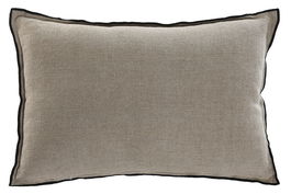 DKD Home Decor Cojin Tradicional India lino 1c25 Natural Lino 8 x 40 x 60 cm (2 Unidades)